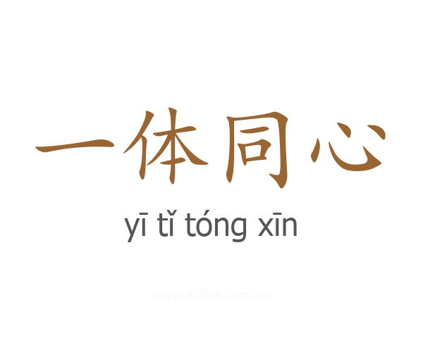 一体同心