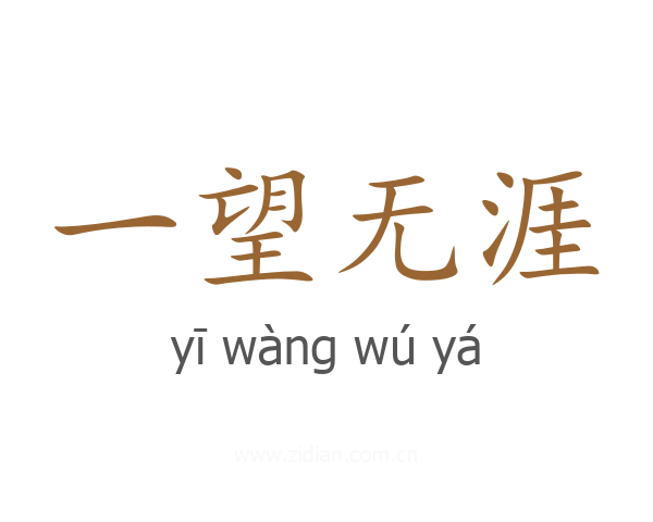 一望无涯