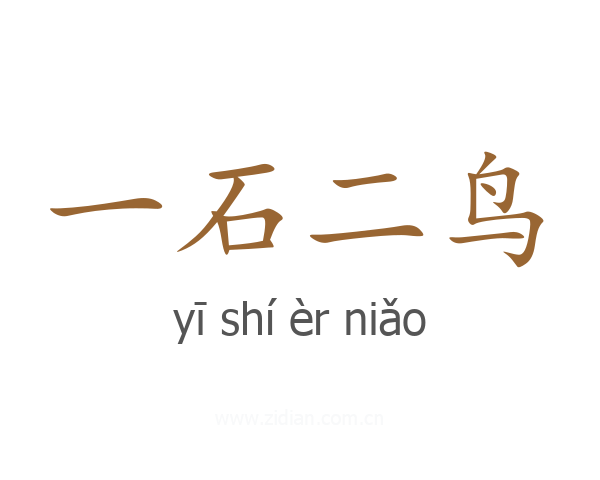 一石二鸟