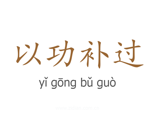 以功补过