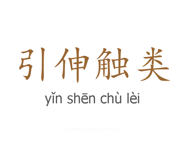 引伸触类