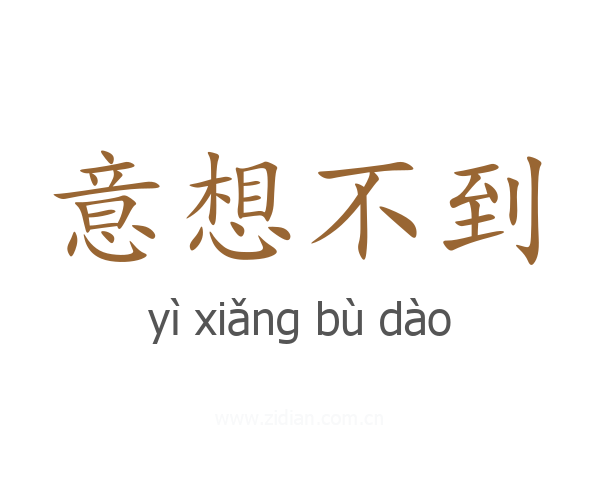 意想不到
