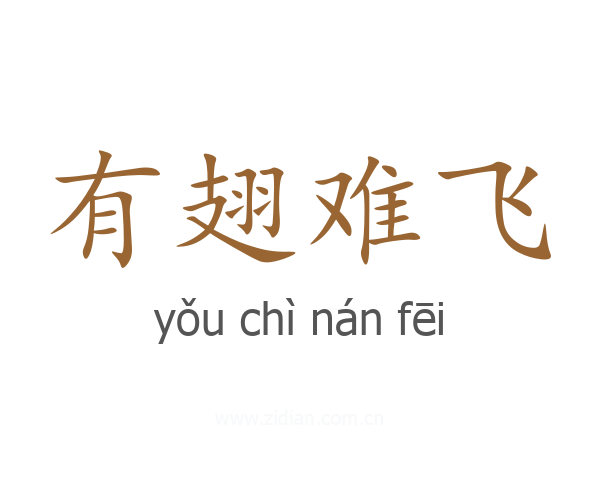 有翅难飞