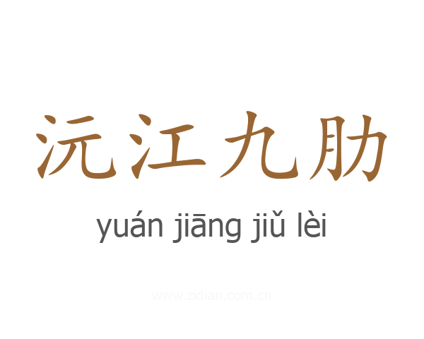 沅江九肋