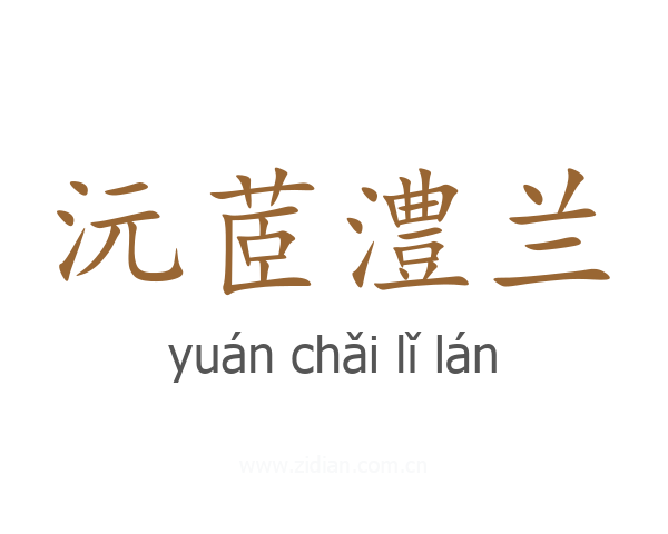 沅茝澧兰