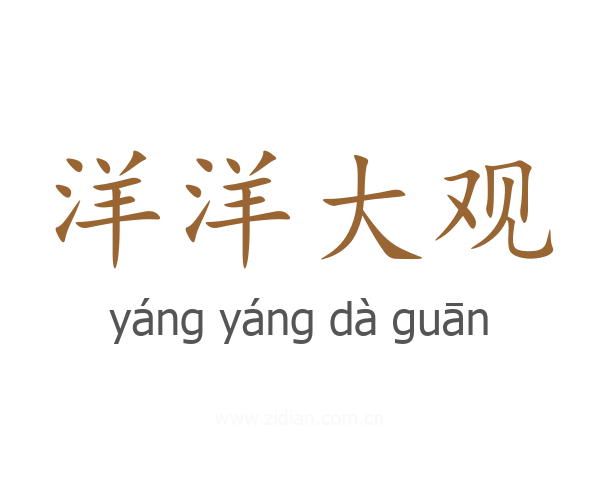 洋洋大观