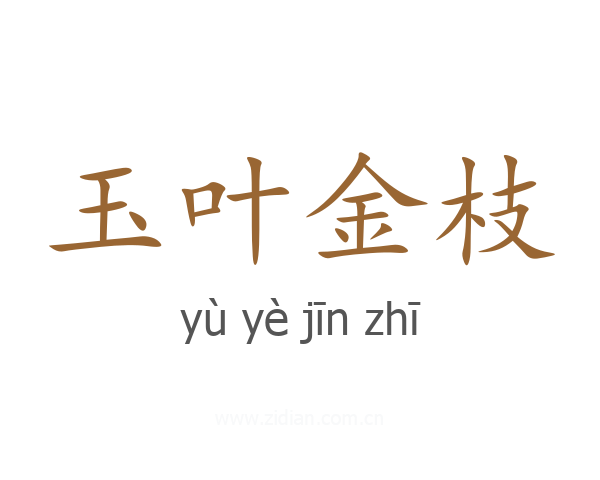 玉叶金枝