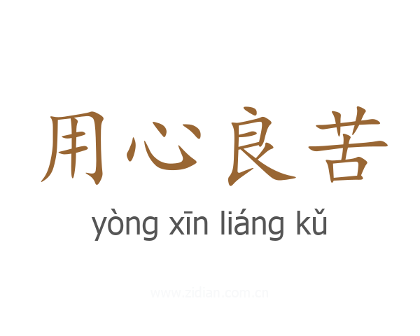 用心良苦