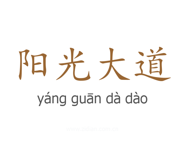阳光大道