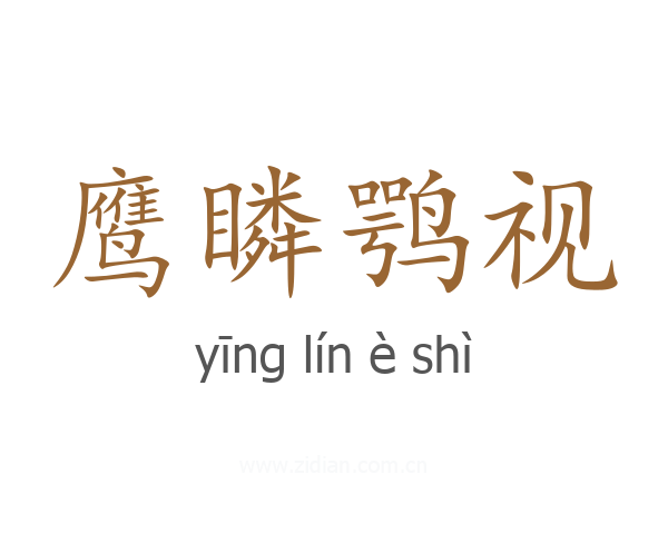 鹰瞵鹗视