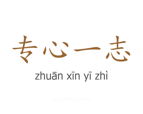 专心一志