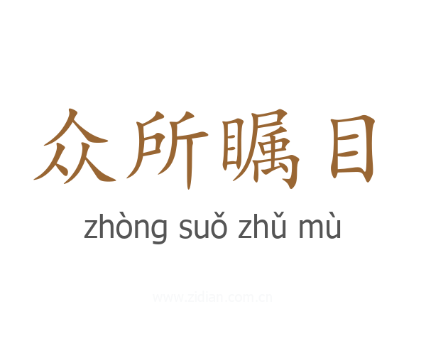众所瞩目