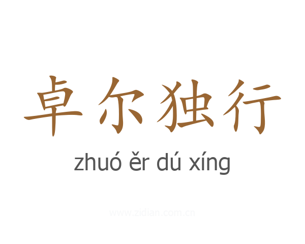 卓尔独行