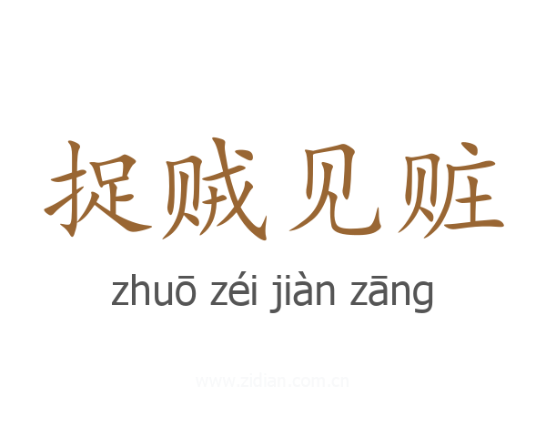 捉贼见赃