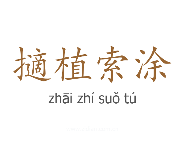 擿植索涂