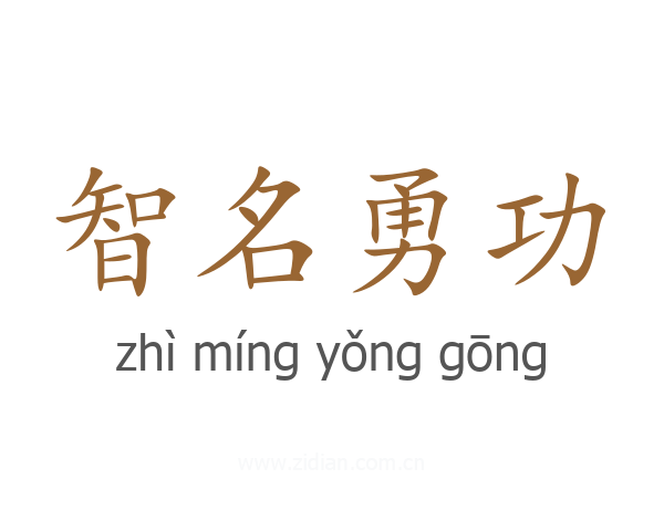 智名勇功