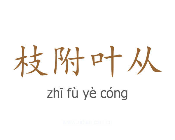 枝附叶从