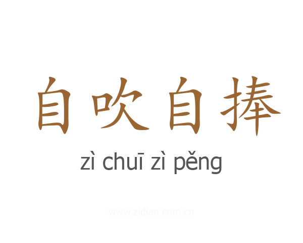 自吹自捧
