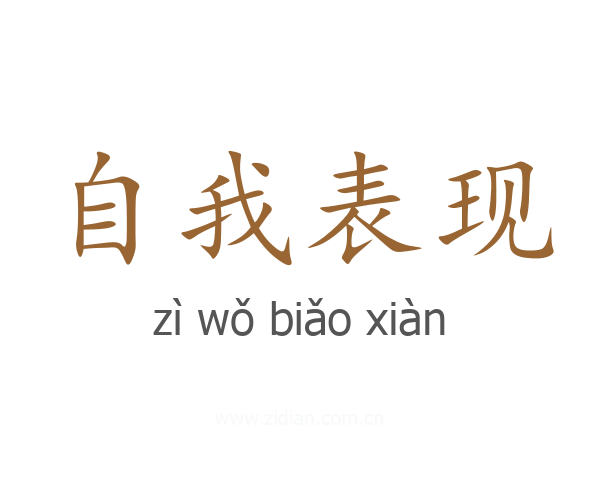 自我表现