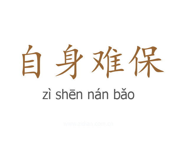 自身难保