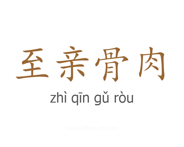 至亲骨肉