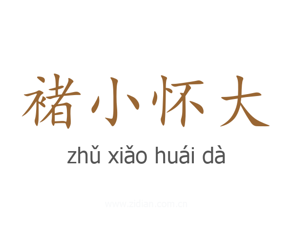 褚小怀大