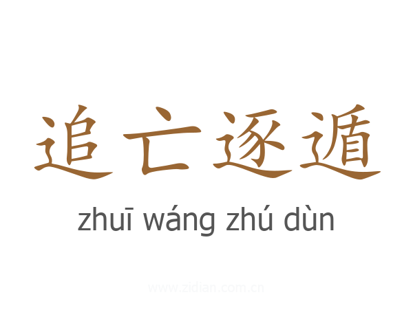 追亡逐遁