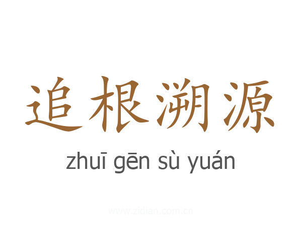 追根溯源