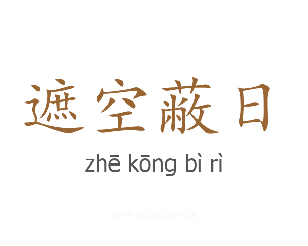 遮空蔽日