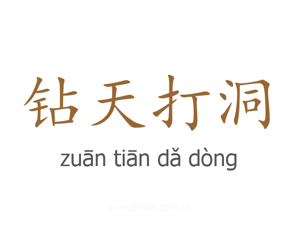 钻天打洞