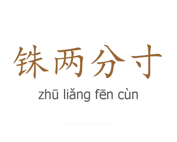 铢两分寸