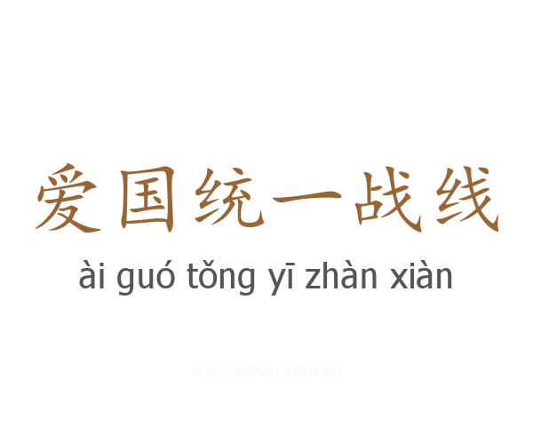 爱国统一战线