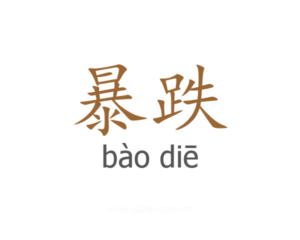 暴跌