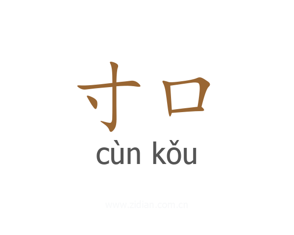 寸口