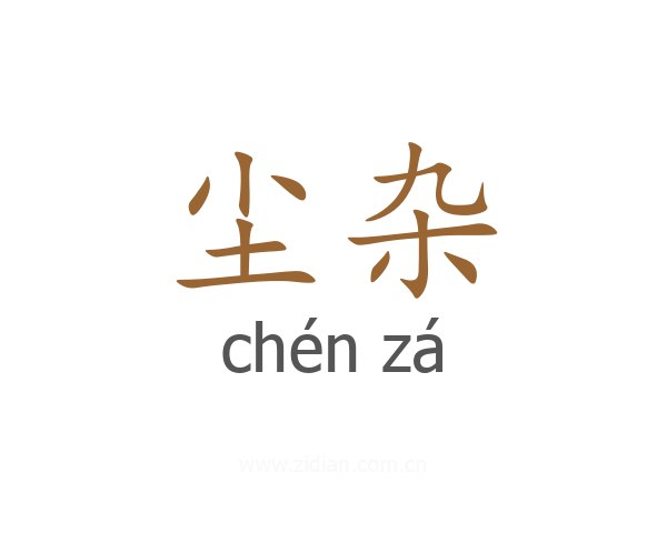 尘杂