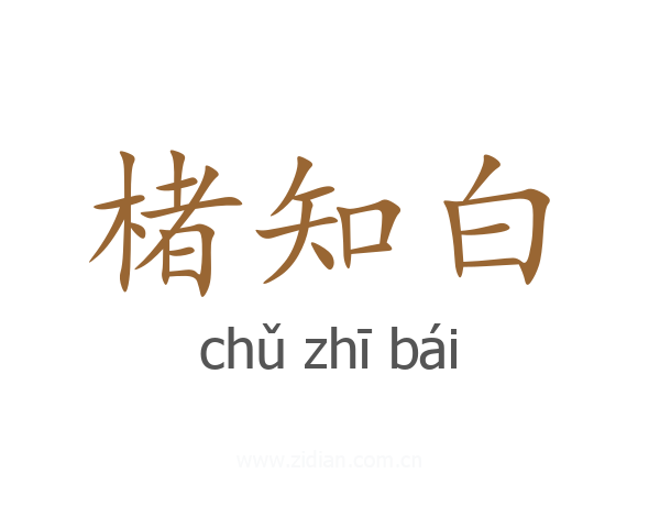 楮知白