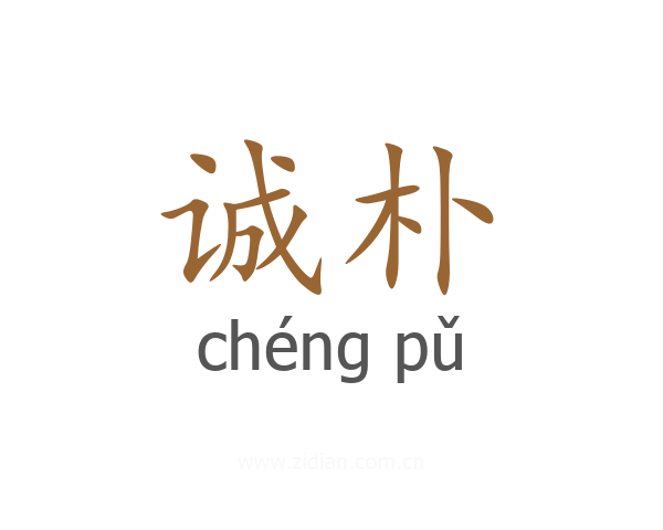 诚朴