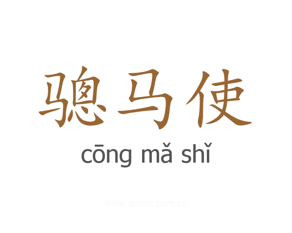 骢马使