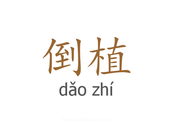 倒植