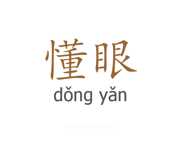 懂眼