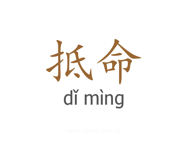 抵命