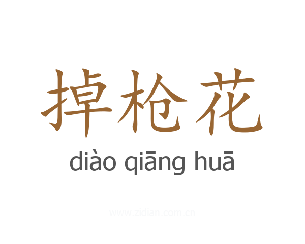 掉枪花