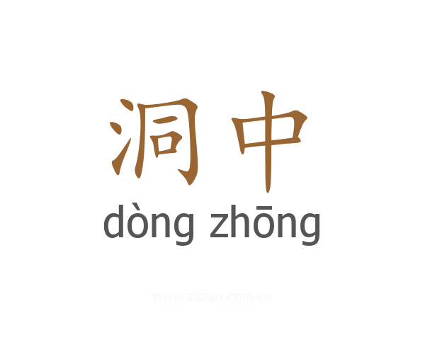 洞中