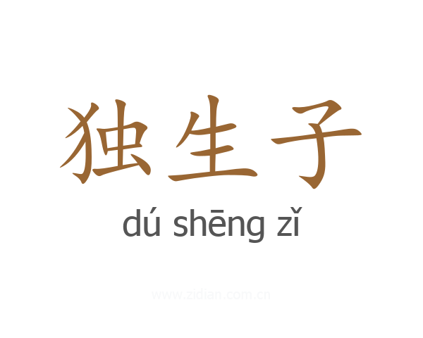 独生子
