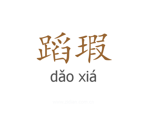 蹈瑕