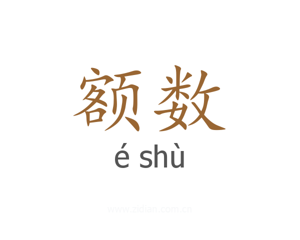 额数