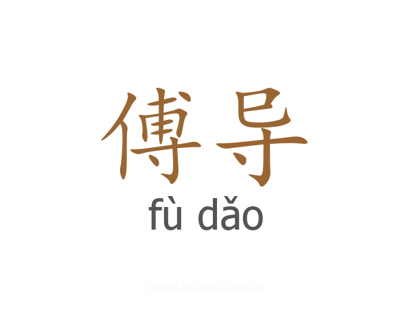 傅导