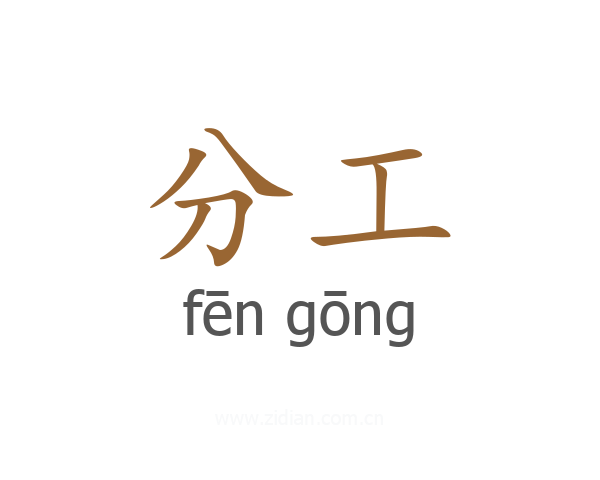 分工
