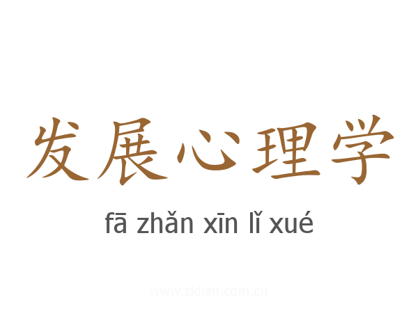 发展心理学