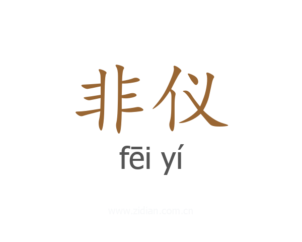 非仪